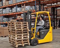 Xe n&acirc;ng điện di chuyển pallet xếp chồng, chạy bằng pin lithium xe n&acirc;ng 48V